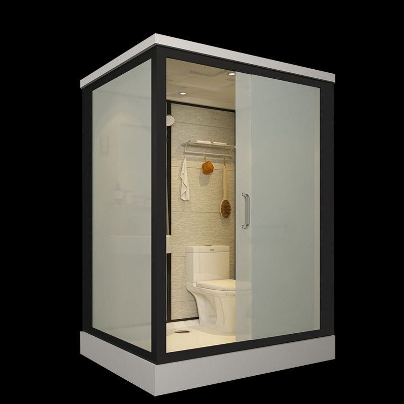 Sliding Doors Shower Stall with Base Included Framed Shower Stall in White Clearhalo 'Bathroom Remodel & Bathroom Fixtures' 'Home Improvement' 'home_improvement' 'home_improvement_shower_stalls_enclosures' 'Shower Stalls & Enclosures' 'shower_stalls_enclosures' 'Showers & Bathtubs' 1200x1200_a4067a1a-8fd6-4d92-9462-8712cb1472a8