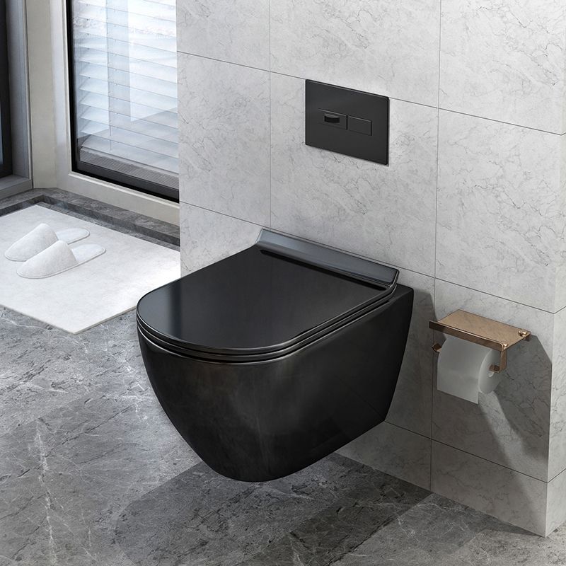 Scandinavian Wall Hung Toilet Set Elongated Bowl Shape Smart Bidet Clearhalo 'Bathroom Remodel & Bathroom Fixtures' 'Bidets' 'Home Improvement' 'home_improvement' 'home_improvement_bidets' 'Toilets & Bidets' 1200x1200_a41f17ac-bfbf-4820-b2a6-c452e7126271