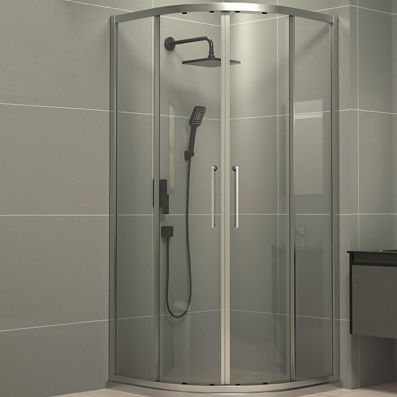 Transparent Shower Bath Door Curved Shower Doors Double Sliding Clearhalo 'Bathroom Remodel & Bathroom Fixtures' 'Home Improvement' 'home_improvement' 'home_improvement_shower_tub_doors' 'Shower and Tub Doors' 'shower_tub_doors' 'Showers & Bathtubs' 1200x1200_a437742f-87a3-498e-8645-9b208a6bbd25