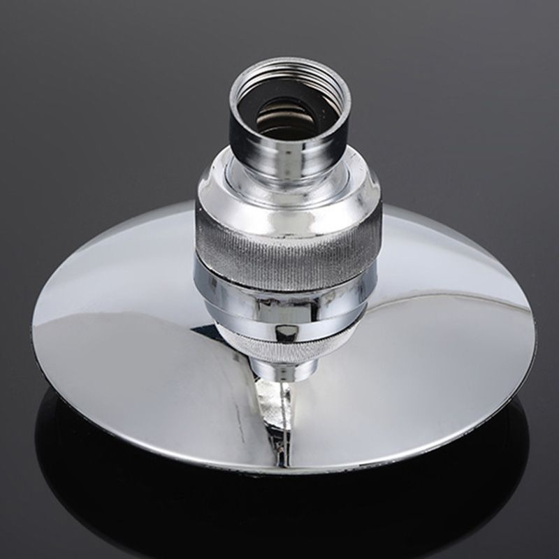 Round Shape Shower Head Modern Swivel Wall Mounted Fixed Shower Head Clearhalo 'Bathroom Remodel & Bathroom Fixtures' 'Home Improvement' 'home_improvement' 'home_improvement_shower_heads' 'Shower Heads' 'shower_heads' 'Showers & Bathtubs Plumbing' 'Showers & Bathtubs' 1200x1200_a4495c76-380e-4a3e-9215-edd535eed019