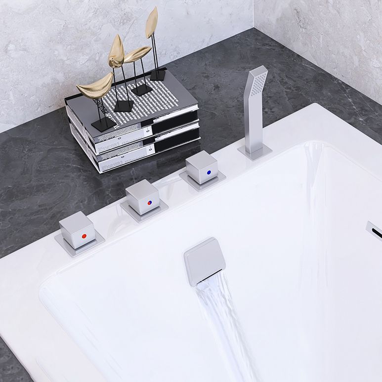 Modern Soaking Acrylic Bathtub Rectangular Drop-in White Bath Clearhalo 'Bathroom Remodel & Bathroom Fixtures' 'Bathtubs' 'Home Improvement' 'home_improvement' 'home_improvement_bathtubs' 'Showers & Bathtubs' 1200x1200_a45225d0-b35d-4e81-a979-9245d152b6b6