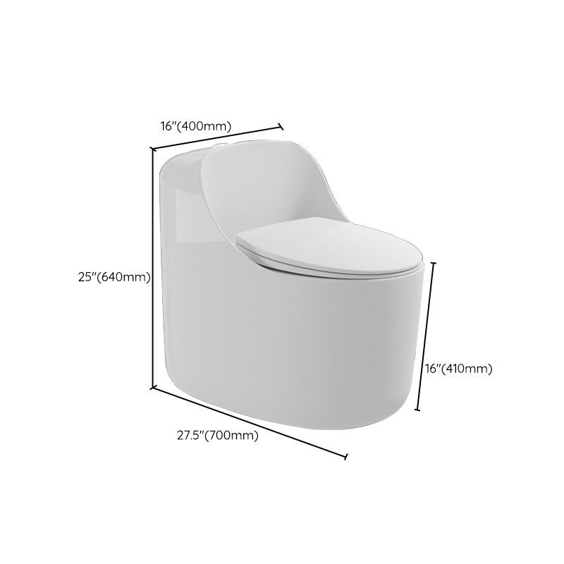 Floor Mount Flush Toilet Concealed Tank One-Piece Toilet with Slow Close Seat Clearhalo 'Bathroom Remodel & Bathroom Fixtures' 'Home Improvement' 'home_improvement' 'home_improvement_toilets' 'Toilets & Bidets' 'Toilets' 1200x1200_a4566081-cb14-40f9-bb47-c2781e497339