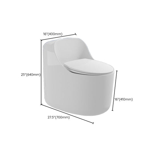 Floor Mount Flush Toilet Concealed Tank One-Piece Toilet with Slow Close Seat Clearhalo 'Bathroom Remodel & Bathroom Fixtures' 'Home Improvement' 'home_improvement' 'home_improvement_toilets' 'Toilets & Bidets' 'Toilets' 1200x1200_a4566081-cb14-40f9-bb47-c2781e497339