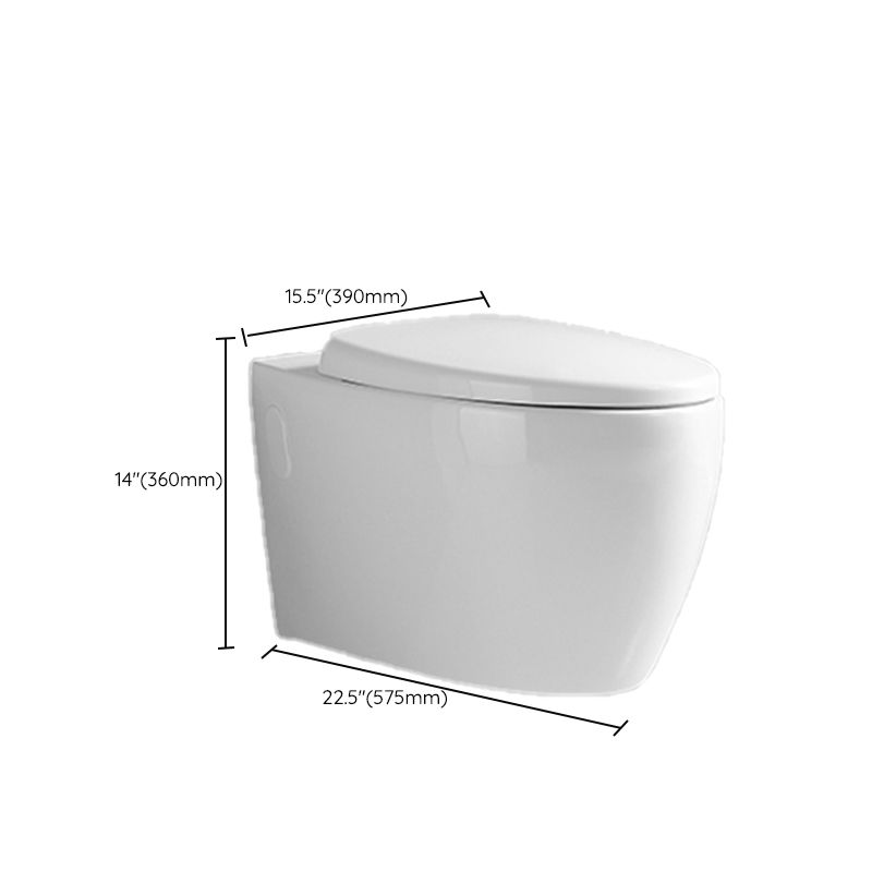Modern Toilet Wall Mount One Piece Toilet Porcelain Urine Toilet Clearhalo 'Bathroom Remodel & Bathroom Fixtures' 'Home Improvement' 'home_improvement' 'home_improvement_toilets' 'Toilets & Bidets' 'Toilets' 1200x1200_a45673a6-c963-4b5e-8f2e-c85c547a666b