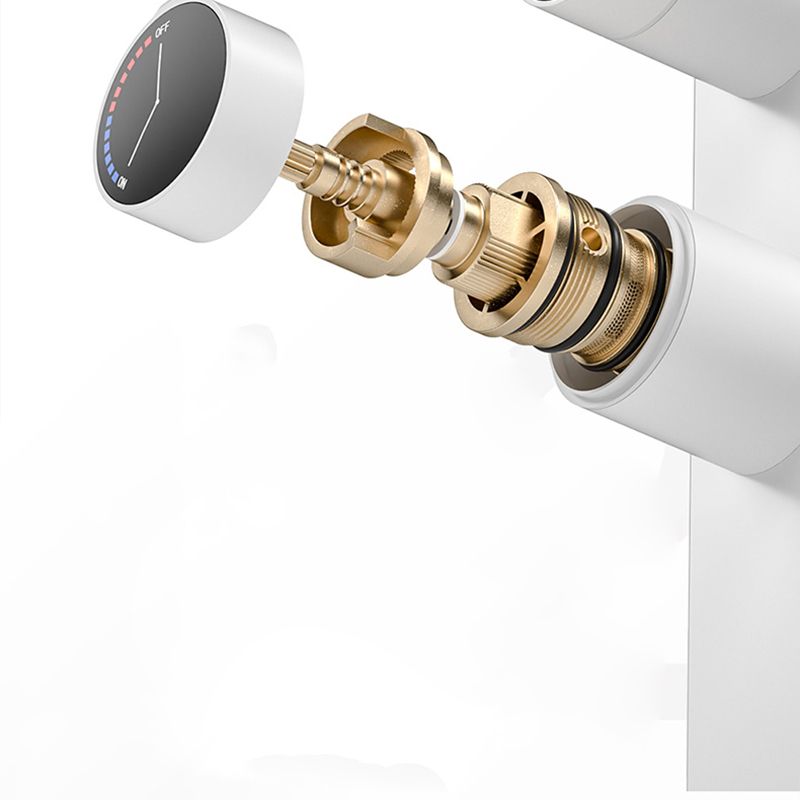 Modern Shower System Brass Thermostatic Handheld Shower Head Wall Mounted Shower Trim Clearhalo 'Bathroom Remodel & Bathroom Fixtures' 'Home Improvement' 'home_improvement' 'home_improvement_shower_faucets' 'Shower Faucets & Systems' 'shower_faucets' 'Showers & Bathtubs Plumbing' 'Showers & Bathtubs' 1200x1200_a4807da4-fcf2-40d8-9834-aa9dcc542e58