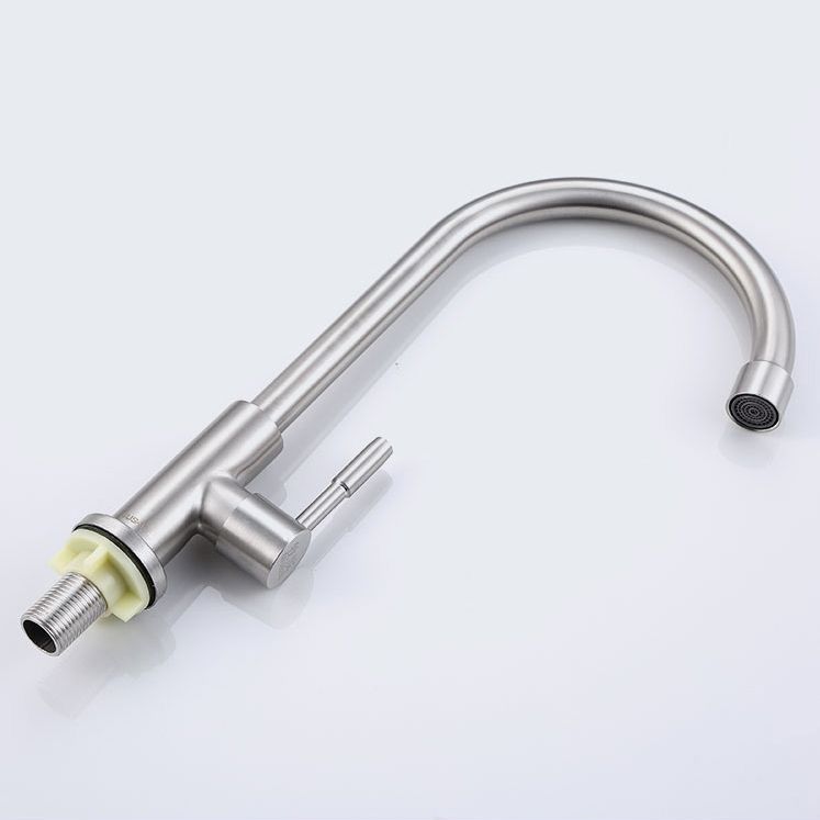 Modern Pull down Single Rotary Switch Kitchen Faucet High Arch Water Filler Clearhalo 'Home Improvement' 'home_improvement' 'home_improvement_kitchen_faucets' 'Kitchen Faucets' 'Kitchen Remodel & Kitchen Fixtures' 'Kitchen Sinks & Faucet Components' 'kitchen_faucets' 1200x1200_a4ae9e62-066f-495c-b86f-d45f65e2bb3a