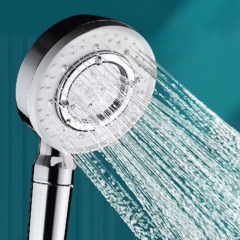 Modern Handheld Shower Head Adjustable Spray Pattern Shower Head in Stainless Steel Clearhalo 'Bathroom Remodel & Bathroom Fixtures' 'Home Improvement' 'home_improvement' 'home_improvement_shower_heads' 'Shower Heads' 'shower_heads' 'Showers & Bathtubs Plumbing' 'Showers & Bathtubs' 1200x1200_a4c89ac5-a14c-4446-8fbd-f1881588f9c4