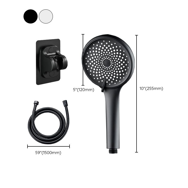 Plastic Handheld Shower Head Adjustable Spray Pattern Shower Head Clearhalo 'Bathroom Remodel & Bathroom Fixtures' 'Home Improvement' 'home_improvement' 'home_improvement_shower_heads' 'Shower Heads' 'shower_heads' 'Showers & Bathtubs Plumbing' 'Showers & Bathtubs' 1200x1200_a4d51037-d373-4556-a82d-89554688f377