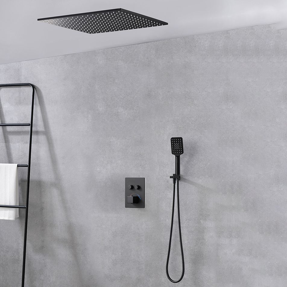 Modern Shower Trim Brass Slide Bar Included Adjustable Shower Head Shower Combo Clearhalo 'Bathroom Remodel & Bathroom Fixtures' 'Home Improvement' 'home_improvement' 'home_improvement_shower_faucets' 'Shower Faucets & Systems' 'shower_faucets' 'Showers & Bathtubs Plumbing' 'Showers & Bathtubs' 1200x1200_a4e828ec-b1da-48c6-a3ab-ee924ed3ca40