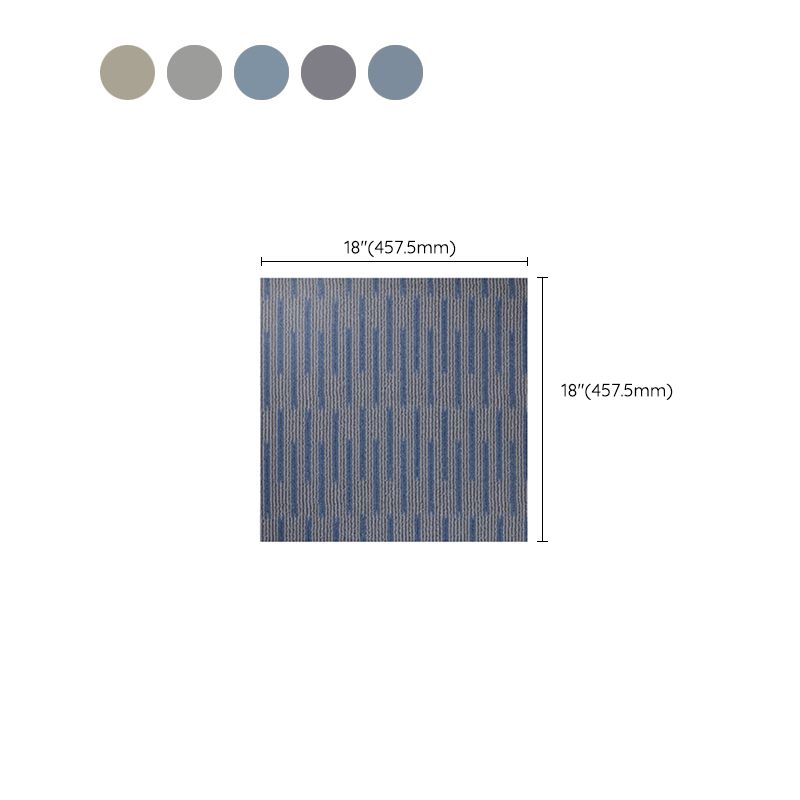 Water-resistant Plastic Floor Rectangular Fabric Look Square Edge Floor Tile Clearhalo 'Flooring 'Home Improvement' 'home_improvement' 'home_improvement_vinyl_flooring' 'Vinyl Flooring' 'vinyl_flooring' Walls and Ceiling' 1200x1200_a5052b8d-a0e2-4a5c-bf86-f1095af358c1