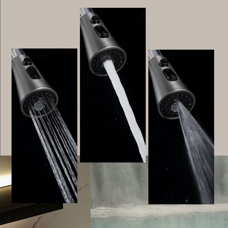 Modern Style Kitchen Sink Stainless Steel 1 Holes Kitchen Sink with Soap Dispenser Clearhalo 'Home Improvement' 'home_improvement' 'home_improvement_kitchen_sinks' 'Kitchen Remodel & Kitchen Fixtures' 'Kitchen Sinks & Faucet Components' 'Kitchen Sinks' 'kitchen_sinks' 1200x1200_a50a303d-d6cd-4671-9285-5103ad40df5f