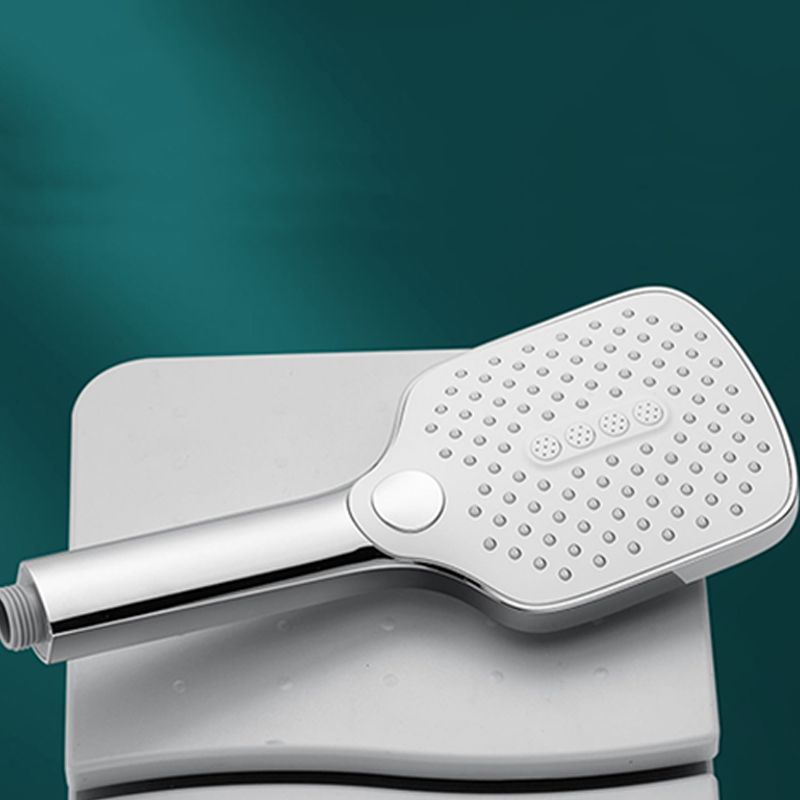 Contemporary Rectangular Hand Shower 3 Sprays Wall-Mount Hand Shower Clearhalo 'Bathroom Remodel & Bathroom Fixtures' 'Home Improvement' 'home_improvement' 'home_improvement_shower_heads' 'Shower Heads' 'shower_heads' 'Showers & Bathtubs Plumbing' 'Showers & Bathtubs' 1200x1200_a529ce60-7b86-4012-9c40-5b5c69f4f449