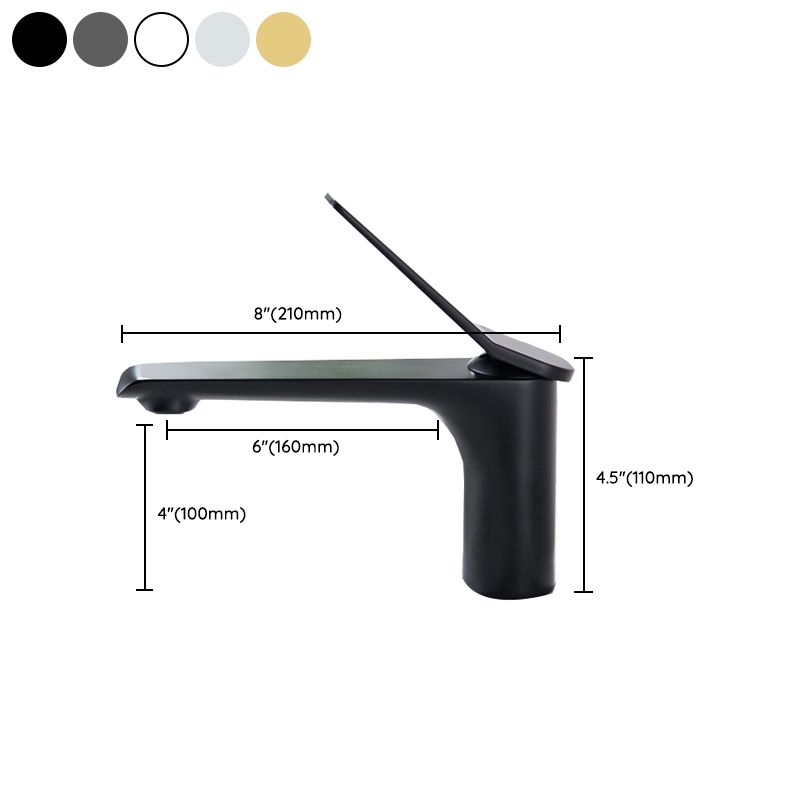 Circular Sink Faucet Scratch Resistant Single Lever Handle Vessel Sink Bathroom Faucet Clearhalo 'Bathroom Remodel & Bathroom Fixtures' 'Bathroom Sink Faucets' 'Bathroom Sinks & Faucet Components' 'bathroom_sink_faucets' 'Home Improvement' 'home_improvement' 'home_improvement_bathroom_sink_faucets' 1200x1200_a543bd86-d307-47c0-85ef-a5865b7c4dd7