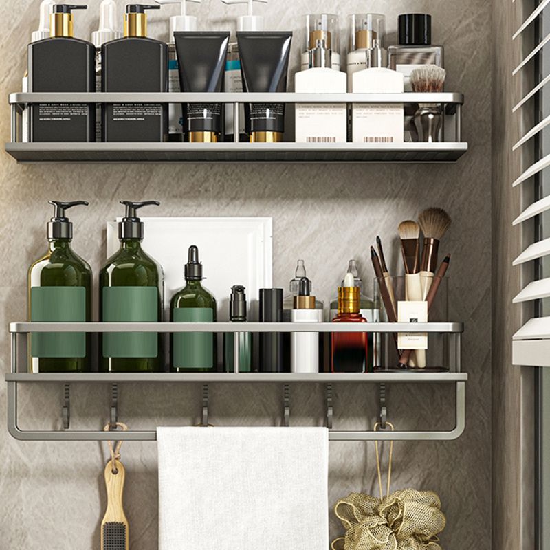 Minimalism Matte Metal Bathroom Accessory Set Modern Bath Shelf Clearhalo 'Bathroom Hardware Sets' 'Bathroom Hardware' 'Bathroom Remodel & Bathroom Fixtures' 'bathroom_hardware_sets' 'Home Improvement' 'home_improvement' 'home_improvement_bathroom_hardware_sets' 1200x1200_a551e57c-bc79-4d79-8b6a-57ed8a93af12