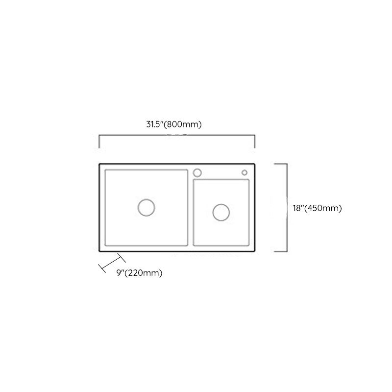 Modern Kitchen Bar Sink Stainless Steel with Drain Strainer Kit and Soap Dispenser Sink Clearhalo 'Home Improvement' 'home_improvement' 'home_improvement_kitchen_sinks' 'Kitchen Remodel & Kitchen Fixtures' 'Kitchen Sinks & Faucet Components' 'Kitchen Sinks' 'kitchen_sinks' 1200x1200_a57a6a1a-6c27-45e9-abe0-c8a2c4aaa704