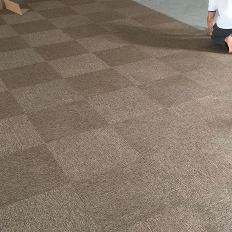 Indoor Carpet Tiles Square Pattern Multi Level Loop Peel and Stick Carpet Tiles Clearhalo 'Carpet Tiles & Carpet Squares' 'carpet_tiles_carpet_squares' 'Flooring 'Home Improvement' 'home_improvement' 'home_improvement_carpet_tiles_carpet_squares' Walls and Ceiling' 1200x1200_a57de058-3839-46e8-8b95-46e8526b77df