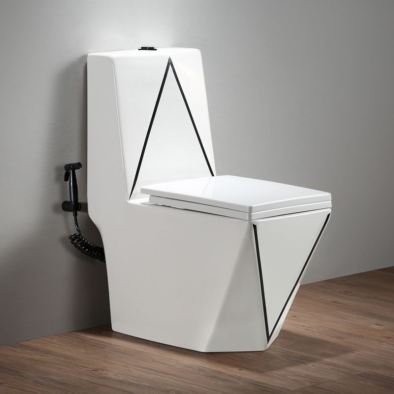 Skirted Traditional Toilet Floor Mount One-Piece Toilet with Slow Close Seat Clearhalo 'Bathroom Remodel & Bathroom Fixtures' 'Home Improvement' 'home_improvement' 'home_improvement_toilets' 'Toilets & Bidets' 'Toilets' 1200x1200_a59380ee-d78a-44d5-b437-142ac2c56033