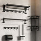 Contemporary Aluminum Bath Hardware Set Black Bathroom Accessory Kit Clearhalo 'Bathroom Hardware Sets' 'Bathroom Hardware' 'Bathroom Remodel & Bathroom Fixtures' 'bathroom_hardware_sets' 'Home Improvement' 'home_improvement' 'home_improvement_bathroom_hardware_sets' 1200x1200_a5a667ac-d638-43e9-9486-941dea4b30b5