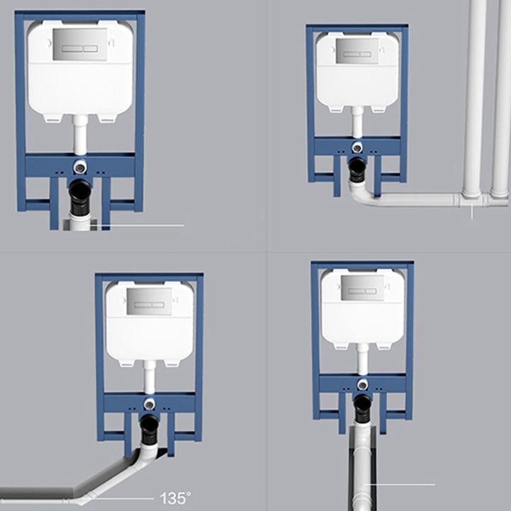 Contemporary 14.9" H Electronic Elongated Toilet Wall Mounted Bidet Clearhalo 'Bathroom Remodel & Bathroom Fixtures' 'Bidets' 'Home Improvement' 'home_improvement' 'home_improvement_bidets' 'Toilets & Bidets' 1200x1200_a5b0daf9-4929-4e18-ad4c-e50f019dea96