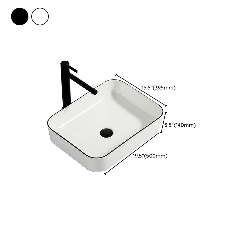 Modern Bathroom Sink Pop-Up Drain Rectangular Trough Sink without Faucet Clearhalo 'Bathroom Remodel & Bathroom Fixtures' 'Bathroom Sinks & Faucet Components' 'Bathroom Sinks' 'bathroom_sink' 'Home Improvement' 'home_improvement' 'home_improvement_bathroom_sink' 1200x1200_a5bd4e22-5e7f-43c1-b5b9-44dd365da2e5