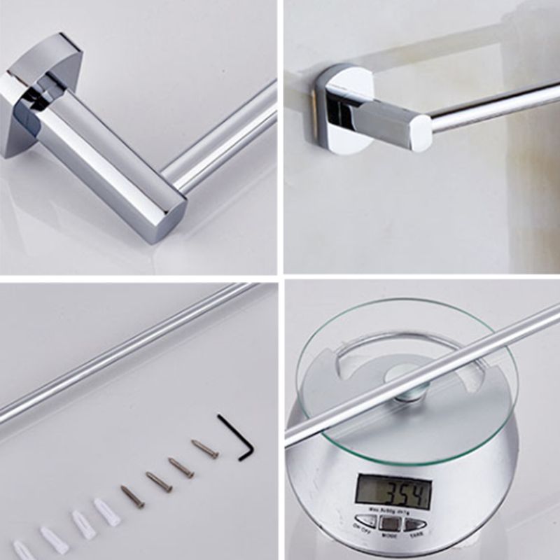 Modern Bath Hardware Set Stainless Steel Paper Holder Towel Bar Bathroom Accessory Kit Clearhalo 'Bathroom Hardware Sets' 'Bathroom Hardware' 'Bathroom Remodel & Bathroom Fixtures' 'bathroom_hardware_sets' 'Home Improvement' 'home_improvement' 'home_improvement_bathroom_hardware_sets' 1200x1200_a5cbc997-7fd4-4385-a8b6-8cab93af9572