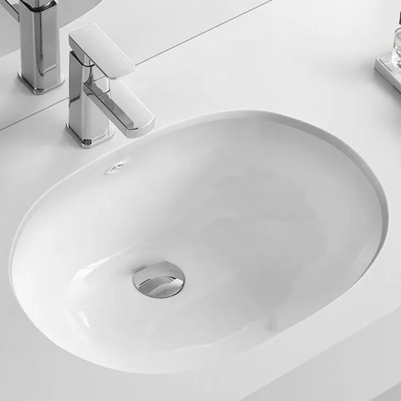 Bathroom Sink Ceramic White Round Anti-spill Sink with Faucet Clearhalo 'Bathroom Remodel & Bathroom Fixtures' 'Bathroom Sinks & Faucet Components' 'Bathroom Sinks' 'bathroom_sink' 'Home Improvement' 'home_improvement' 'home_improvement_bathroom_sink' 1200x1200_a5cca536-d31c-40e3-872e-81e3588b4e00