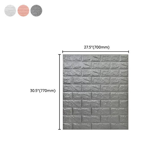 Industrial 3D Brick Wall Plank Bathroom Living Room Wall Panels Set of 10 Clearhalo 'Flooring 'Home Improvement' 'home_improvement' 'home_improvement_wall_paneling' 'Wall Paneling' 'wall_paneling' 'Walls & Ceilings' Walls and Ceiling' 1200x1200_a5ea9ec8-a236-4667-899f-fa4fba8eeccc