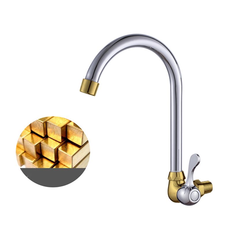 Modern Bar Faucet Brass Knob Handle Wall Mounted Pot Filler Faucet Clearhalo 'Home Improvement' 'home_improvement' 'home_improvement_kitchen_faucets' 'Kitchen Faucets' 'Kitchen Remodel & Kitchen Fixtures' 'Kitchen Sinks & Faucet Components' 'kitchen_faucets' 1200x1200_a5f7d3e2-3a24-4052-a8b5-7bc1dd49ec25