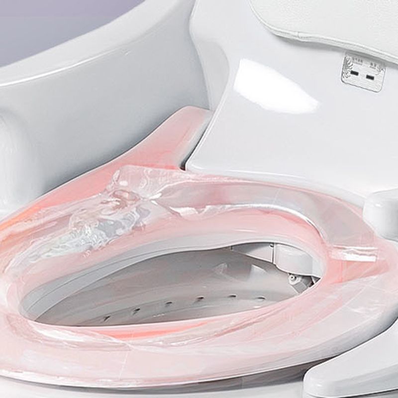 Smart All-In-One Toilet Seat Bidet 23.6" W Elongated Bidet Seat in Ceramic Clearhalo 'Bathroom Remodel & Bathroom Fixtures' 'Bidets' 'Home Improvement' 'home_improvement' 'home_improvement_bidets' 'Toilets & Bidets' 1200x1200_a5fcb25d-d5dd-4cb7-bd16-5c1b40ae0658