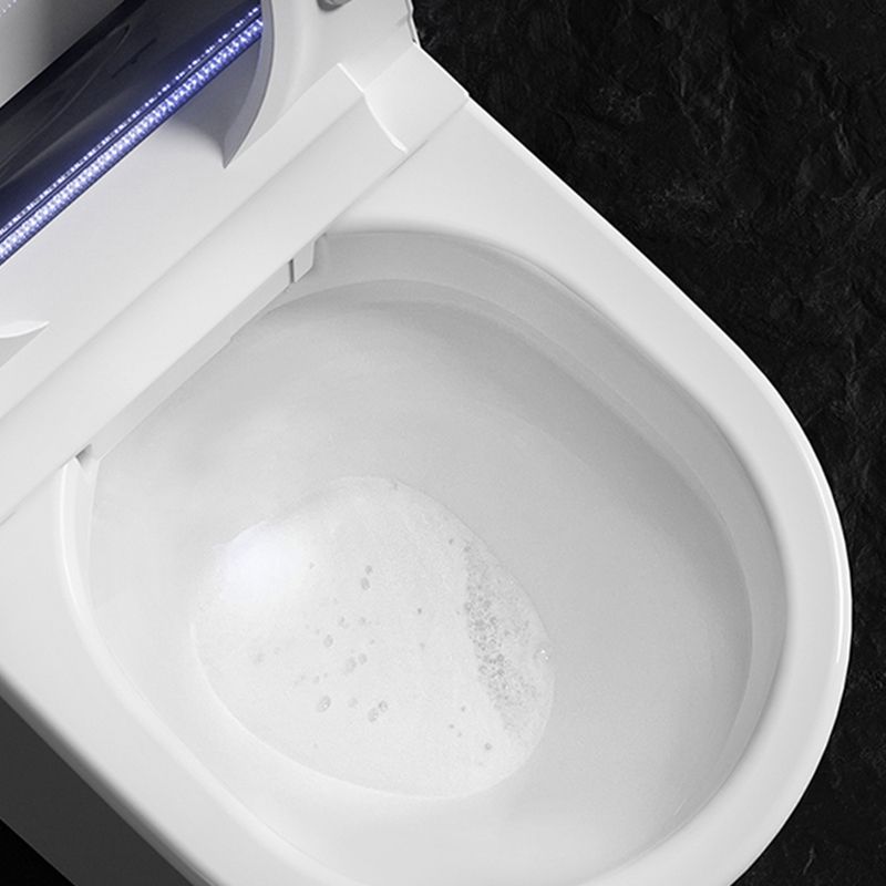 White Wall Hung Toilet Set Elongated Temperature Control Smart Bidet Clearhalo 'Bathroom Remodel & Bathroom Fixtures' 'Bidets' 'Home Improvement' 'home_improvement' 'home_improvement_bidets' 'Toilets & Bidets' 1200x1200_a60edaaa-d4f9-4d16-be22-5b3705752b66