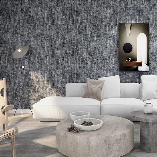 Foam Wall Panel Fireproof Living Room Pure Color Peel and Stick Wall ...