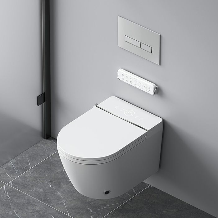 Modern Rectangle Stain Resistant Wall Mounted Bidet with Temperature Control Clearhalo 'Bathroom Remodel & Bathroom Fixtures' 'Bidets' 'Home Improvement' 'home_improvement' 'home_improvement_bidets' 'Toilets & Bidets' 1200x1200_a62374c2-2458-468c-b9e9-e89ab77b2765