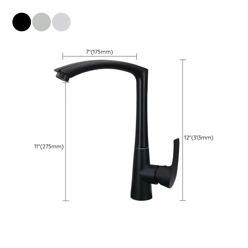 Modern Faucets 1-Handle with Water Dispenser Standard Kitchen Faucets Clearhalo 'Home Improvement' 'home_improvement' 'home_improvement_kitchen_faucets' 'Kitchen Faucets' 'Kitchen Remodel & Kitchen Fixtures' 'Kitchen Sinks & Faucet Components' 'kitchen_faucets' 1200x1200_a62c972d-3a0c-453d-bc42-8f7a7ee3ad55