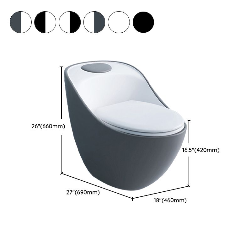 Modern Siphon Jet Urine Toilet Wall Hung Flush Toilet with Toilet Seat Clearhalo 'Bathroom Remodel & Bathroom Fixtures' 'Home Improvement' 'home_improvement' 'home_improvement_toilets' 'Toilets & Bidets' 'Toilets' 1200x1200_a653e5e3-0c93-4aad-9abc-14bd710af813