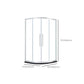 Rounded Framed Shower Enclosure Tempered Glass Double Sliding Shower Kit Clearhalo 'Bathroom Remodel & Bathroom Fixtures' 'Home Improvement' 'home_improvement' 'home_improvement_shower_stalls_enclosures' 'Shower Stalls & Enclosures' 'shower_stalls_enclosures' 'Showers & Bathtubs' 1200x1200_a684a8d0-fefc-48cd-acdb-70ce4716d3ce