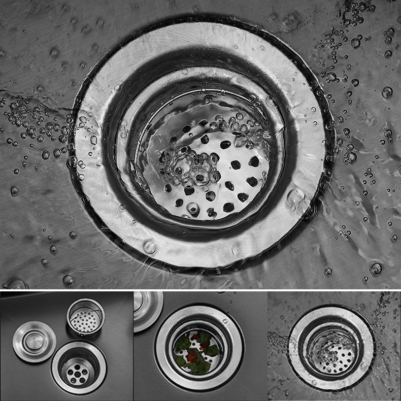 Contemporary Style Double Sink Stainless Steel 2 Holes Sink for Kitchen Clearhalo 'Home Improvement' 'home_improvement' 'home_improvement_kitchen_sinks' 'Kitchen Remodel & Kitchen Fixtures' 'Kitchen Sinks & Faucet Components' 'Kitchen Sinks' 'kitchen_sinks' 1200x1200_a68ab585-15c0-4b90-b07c-2a5d62e49247