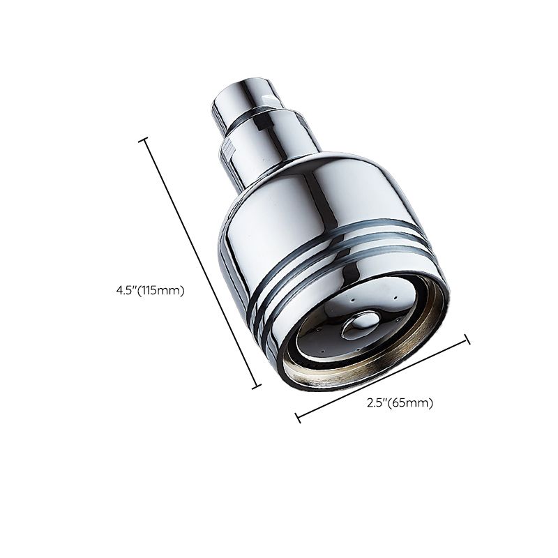 Round Stainless Steel Showerhead in Silver Wall-Mount Showerhead Clearhalo 'Bathroom Remodel & Bathroom Fixtures' 'Home Improvement' 'home_improvement' 'home_improvement_shower_heads' 'Shower Heads' 'shower_heads' 'Showers & Bathtubs Plumbing' 'Showers & Bathtubs' 1200x1200_a68d6a7d-fb58-4daf-bae7-5d4e71df5c5a