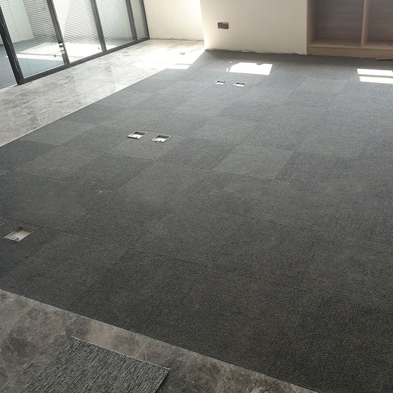 Office Loose Lay Carpet Tiles Dark Color Non-Skid Level Loop Carpet Tile Clearhalo 'Carpet Tiles & Carpet Squares' 'carpet_tiles_carpet_squares' 'Flooring 'Home Improvement' 'home_improvement' 'home_improvement_carpet_tiles_carpet_squares' Walls and Ceiling' 1200x1200_a68d7eee-04cf-4523-8378-ac945b6ad09e