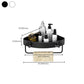 Modern Black and White Metal Bath Hardware Set Bath Shelf Bathroom Hardware Set Clearhalo 'Bathroom Hardware Sets' 'Bathroom Hardware' 'Bathroom Remodel & Bathroom Fixtures' 'bathroom_hardware_sets' 'Home Improvement' 'home_improvement' 'home_improvement_bathroom_hardware_sets' 1200x1200_a6b884f8-7db2-4384-a110-dc8c3bfdd301
