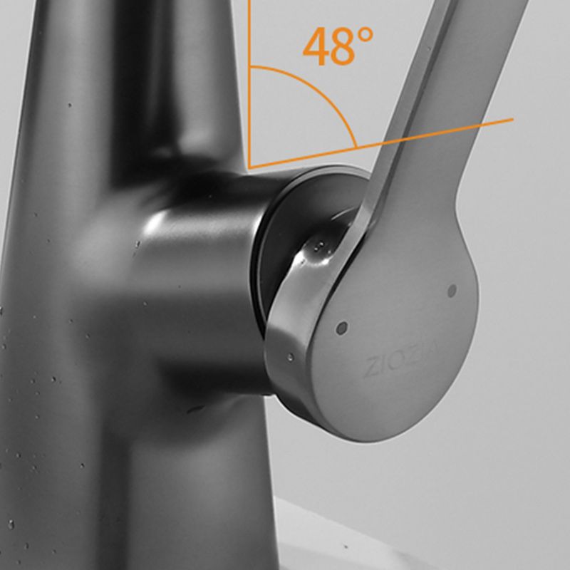 Swivel Spout Sink Faucet Brass Bathroom Low Arc Lifting Faucet Clearhalo 'Bathroom Remodel & Bathroom Fixtures' 'Bathroom Sink Faucets' 'Bathroom Sinks & Faucet Components' 'bathroom_sink_faucets' 'Home Improvement' 'home_improvement' 'home_improvement_bathroom_sink_faucets' 1200x1200_a6ba98e7-ed82-4ba4-bb8c-70500a8a8d54