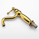 Traditional Centerset Faucet Lever Handles Gooseneck Arc Solid Brass Faucet Clearhalo 'Bathroom Remodel & Bathroom Fixtures' 'Bathroom Sink Faucets' 'Bathroom Sinks & Faucet Components' 'bathroom_sink_faucets' 'Home Improvement' 'home_improvement' 'home_improvement_bathroom_sink_faucets' 1200x1200_a6c1a074-0eef-42ca-93fa-0c28a1fa35bc