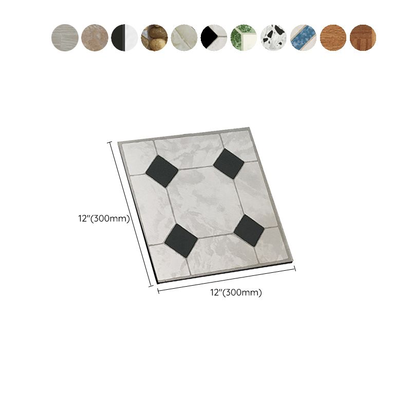 Square Scratch Resistant Plastic floor Water Resistant Floor Tile Clearhalo 'Flooring 'Home Improvement' 'home_improvement' 'home_improvement_vinyl_flooring' 'Vinyl Flooring' 'vinyl_flooring' Walls and Ceiling' 1200x1200_a6e67829-001f-42d6-863b-68fee8dd0e2e