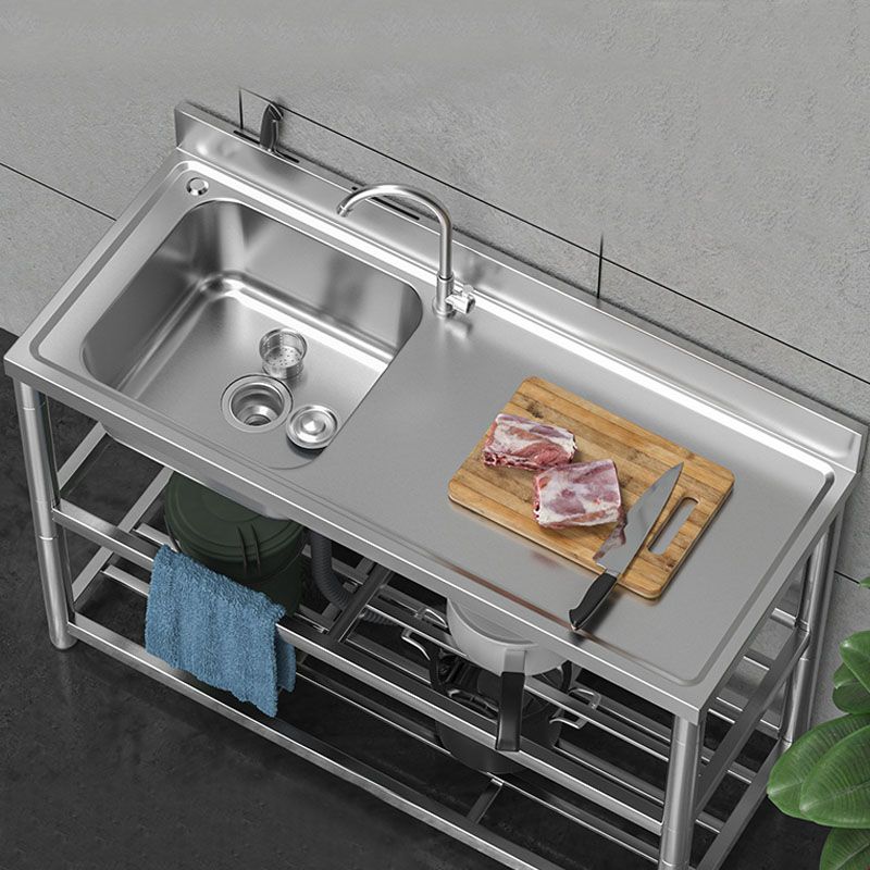 Classic Style Kitchen Sink Stainless Steel 2 Holes Undermount Kitchen Sink Clearhalo 'Home Improvement' 'home_improvement' 'home_improvement_kitchen_sinks' 'Kitchen Remodel & Kitchen Fixtures' 'Kitchen Sinks & Faucet Components' 'Kitchen Sinks' 'kitchen_sinks' 1200x1200_a6e9e1b3-6636-4f40-9889-24f550055cc1