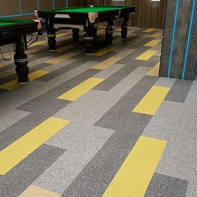 Modern Carpet Tile Level Loop Striped Print Interlocking Non-Skid Tiles and Carpet Clearhalo 'Carpet Tiles & Carpet Squares' 'carpet_tiles_carpet_squares' 'Flooring 'Home Improvement' 'home_improvement' 'home_improvement_carpet_tiles_carpet_squares' Walls and Ceiling' 1200x1200_a6f4143f-5d9f-4320-8ff9-c428d7495a20