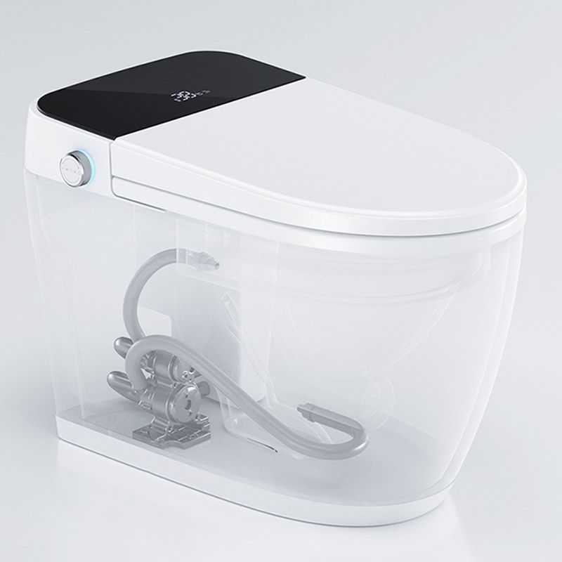 Floor Mounted Toilet One-Piece Toilet Siphon Jet Porcelain Toilet Bowl Clearhalo 'Bathroom Remodel & Bathroom Fixtures' 'Home Improvement' 'home_improvement' 'home_improvement_toilets' 'Toilets & Bidets' 'Toilets' 1200x1200_a6fe586b-6536-4c75-ae08-e48ee18a23d8