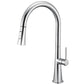 Contemporary One Handle Kitchen Faucet Pull Down 1-Hold Bar Faucet with Pull Out Sprayer Clearhalo 'Home Improvement' 'home_improvement' 'home_improvement_kitchen_faucets' 'Kitchen Faucets' 'Kitchen Remodel & Kitchen Fixtures' 'Kitchen Sinks & Faucet Components' 'kitchen_faucets' 1200x1200_a7149607-9349-4dca-bf60-da4803356c9b