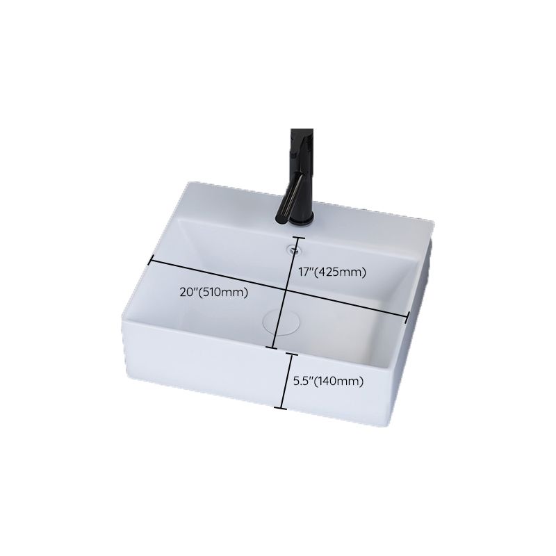 White Trough Bathroom Sink Rectangle Ceramic Trough Bathroom Sink Clearhalo 'Bathroom Remodel & Bathroom Fixtures' 'Bathroom Sinks & Faucet Components' 'Bathroom Sinks' 'bathroom_sink' 'Home Improvement' 'home_improvement' 'home_improvement_bathroom_sink' 1200x1200_a7262e88-a794-419c-986a-c08b5912a452