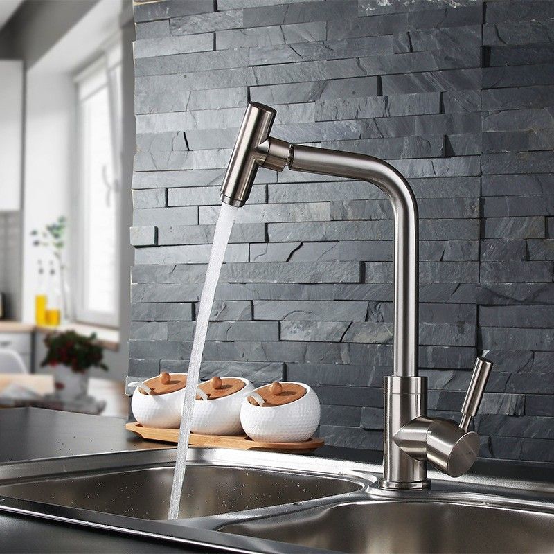 Modern Lead Free Water Filler One Handle High Arch Kitchen Faucet Clearhalo 'Home Improvement' 'home_improvement' 'home_improvement_kitchen_faucets' 'Kitchen Faucets' 'Kitchen Remodel & Kitchen Fixtures' 'Kitchen Sinks & Faucet Components' 'kitchen_faucets' 1200x1200_a73b7384-3822-4058-bcd1-b038bf6f1157