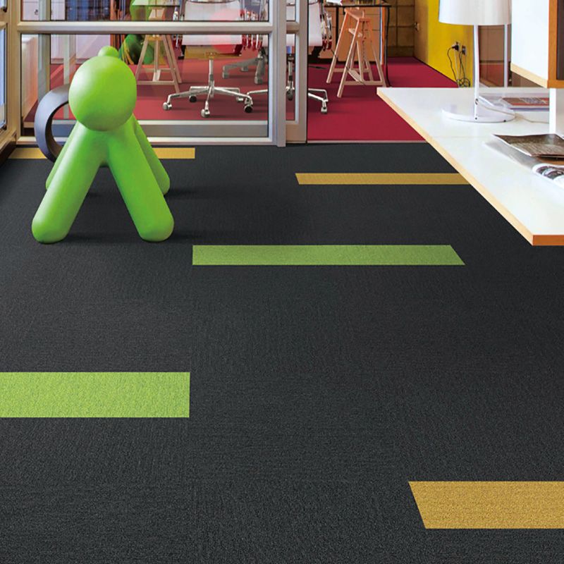Carpet Tile Level Loop Glue Down Fade Resistant Carpet Floor Tile Clearhalo 'Carpet Tiles & Carpet Squares' 'carpet_tiles_carpet_squares' 'Flooring 'Home Improvement' 'home_improvement' 'home_improvement_carpet_tiles_carpet_squares' Walls and Ceiling' 1200x1200_a74068df-d2dd-4191-aa64-5bbbb1742789