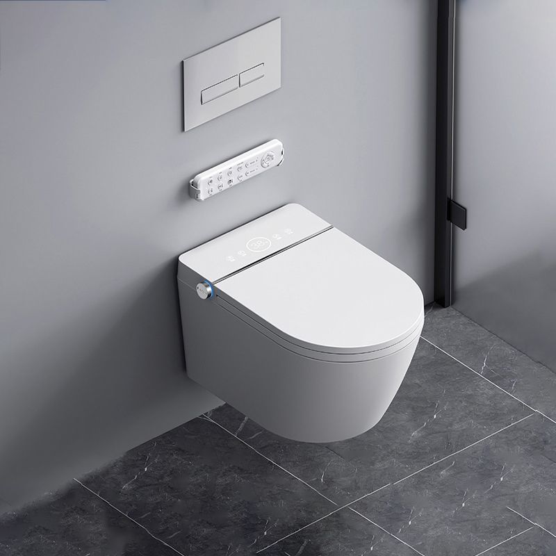 Antimicrobial Smart Wall Mounted Bidet Temperature Control Toilet Clearhalo 'Bathroom Remodel & Bathroom Fixtures' 'Bidets' 'Home Improvement' 'home_improvement' 'home_improvement_bidets' 'Toilets & Bidets' 1200x1200_a74fd035-ae18-4461-8c63-e52aaec37474